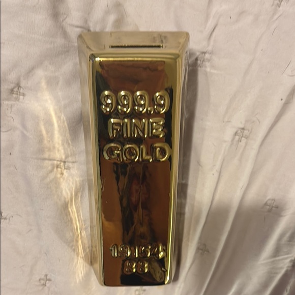 Gold Bar Replica piggy bank ceramic - Picture 5 of 6